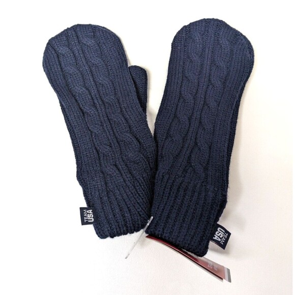 USA Official Olympics Paralymics Team USA Mittens GO Navy Blue Paris 2024 - Picture 2 of 8